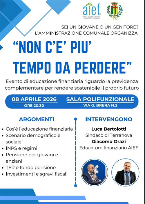 Non c'è più tempo da perdere