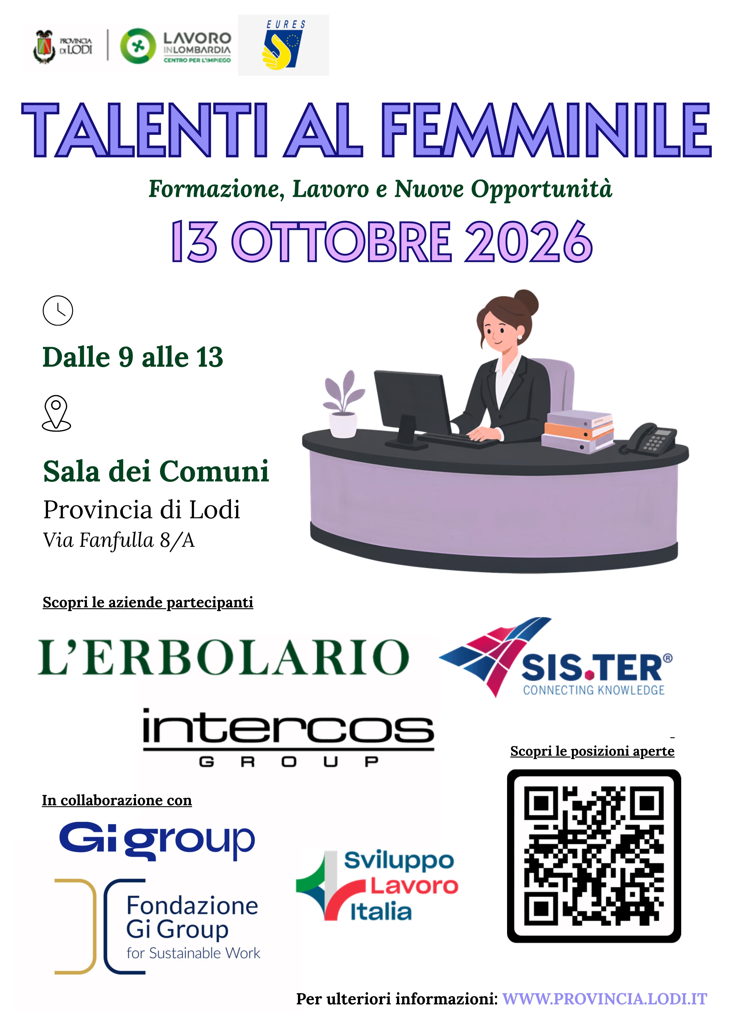 "Talenti al Femminile - Formazione, Lavoro e Nuove opportunità"